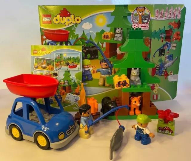LEGO DUPLO 10583 Forest Fishing Trip car adventure animals bear
