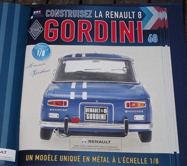 Visserie x4 SM 1.5x2.5mm N°99 Renault R8 Gordini 1/8 Eaglemoss #A67