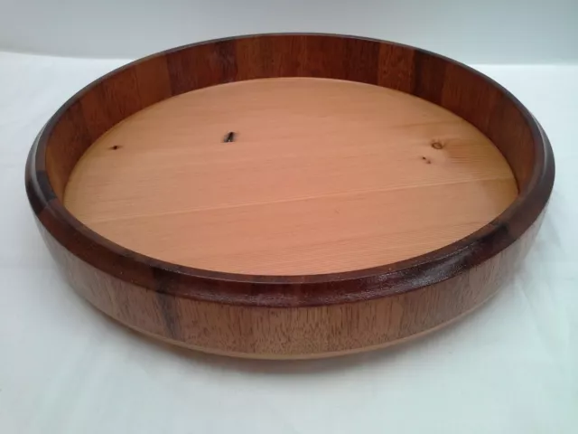 Hand Turned Wooden Bowl, Platter, Shallow Bowl, Display Bowl