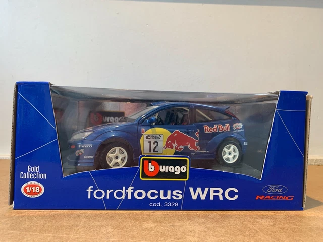 LJ408 BURAGO GOLD COLLECTION 33128 1/18 Ford Focus WRC ADAC Rally 2001 Red Bull EUR 127,49 - FR