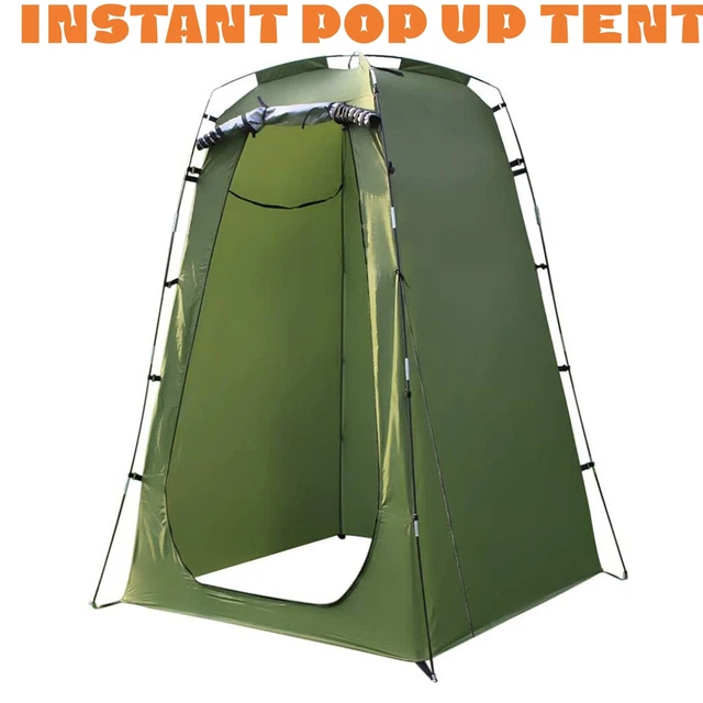 POP UP CAMPING Shower Tent Portable Green Outdoor Privacy Toilet