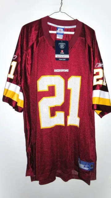New Reebok Washington Redskins Commanders Sean Taylor #21 Jersey Burgundy XL
