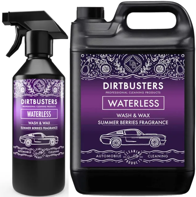 Dirtbusters Premium Summer Berries Waterless Car Wash and Wax Cleaner 5.5L