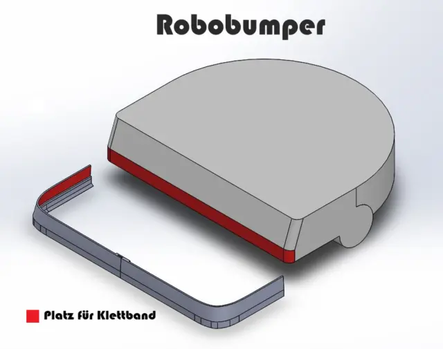 Robobumper für Vorwerk VR200, verhindert klettern des Roboters 3