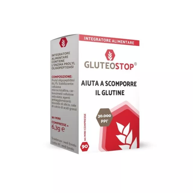 AETPHARMA GluteoStop - Digestive Health Supplement 90 mini tablets