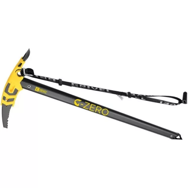 Grivel Gzero Ice Axe 74Cm Black With Long Evo Leash