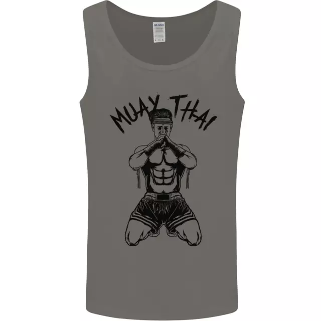 Muay Thai Fighter Mixed Martial Arts MMA Mens Vest Tank Top