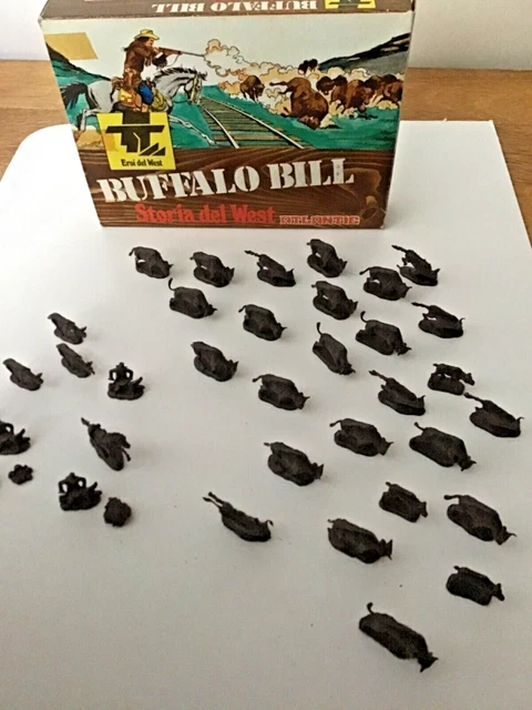 Atlantic 1/32 Far West Buffalo Bill - Soldat Plastique à Peindre (occasion)