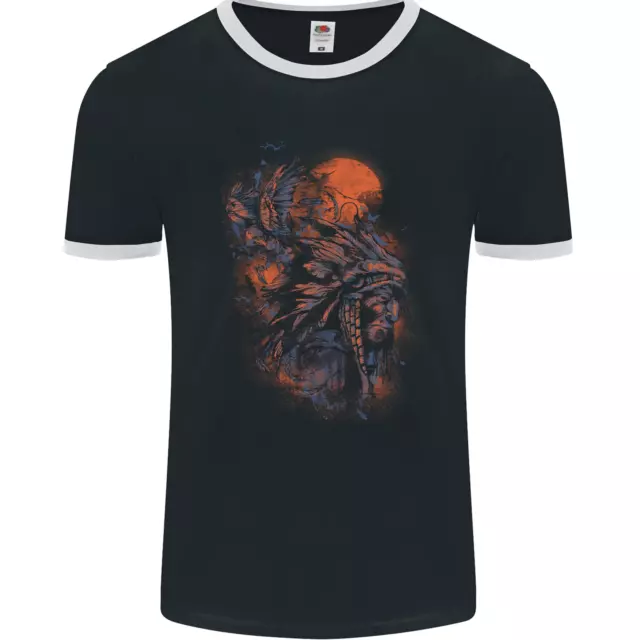 Nativi Americani Copricapo Indiano Apache Uomo Ringer Fotl