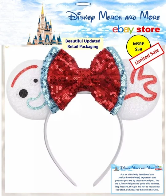 Disney Parks Forky Toy Story (Bow) Mickey Mouse Minnie Ears Headband - NEW 2023
