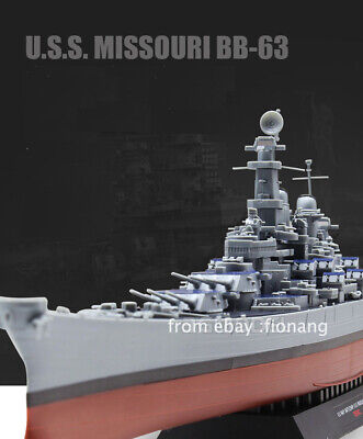 Model Us Navy Missouri Battleship Glue-free Pre-separation