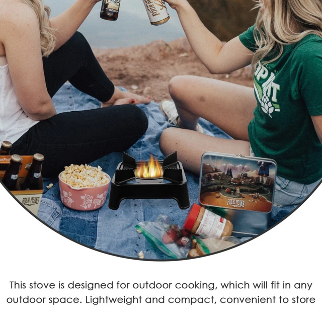 Treppiede Da Campeggio In Acciaio Inox - Griglia Portatile Per Cucina All'Aperto - Foto 9