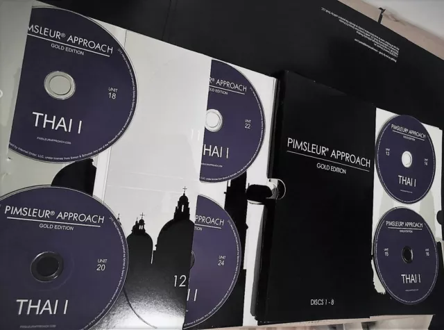 Pimsleur Thai Language Study Volume 1 Gold edition Audio Course (16 CD's)