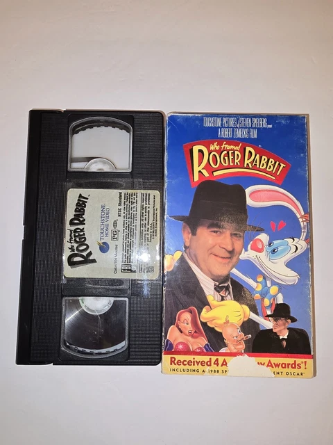WHO FRAMED ROGER Rabbit (VHS) 1988 Bob Hoskins, Christopher Lloyd ...