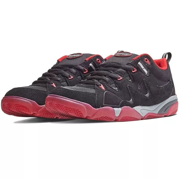 ES SYMBOL NOIR ROUGE taille 42 us 9 Black Red skate shoes old school EUR 69 00 PicClick FR