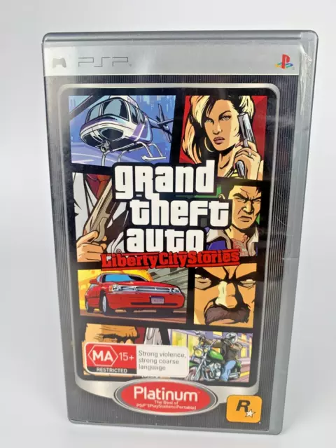 Grand Theft Auto: Liberty City Stories PSP Box Art (White