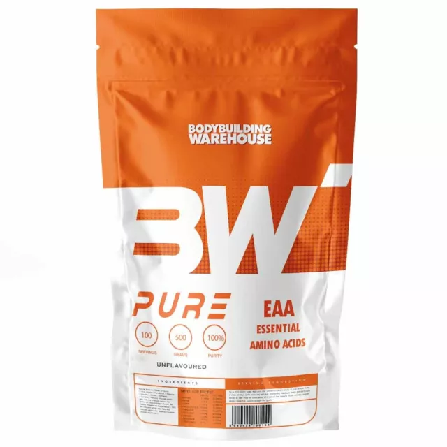 Pure EAA Powder Advanced 9 Essential Amino Acids Complex Vegan Friendly Shake