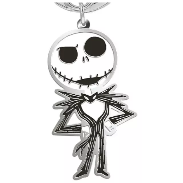 Monogram Nightmare Before Christmas Jack Color Pewter Keychain - Brand New
