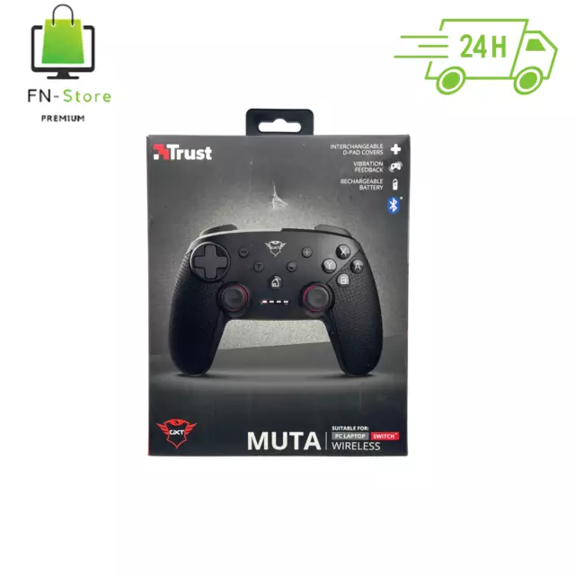 Trust GXT 1230 Muta Wireless Controller Gamepad für PC und PS3 schwarz Unvollstä