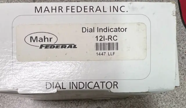 Mahr 12I Dial Indicator 0.0001" Graduation 0.025" Range 12I-RC