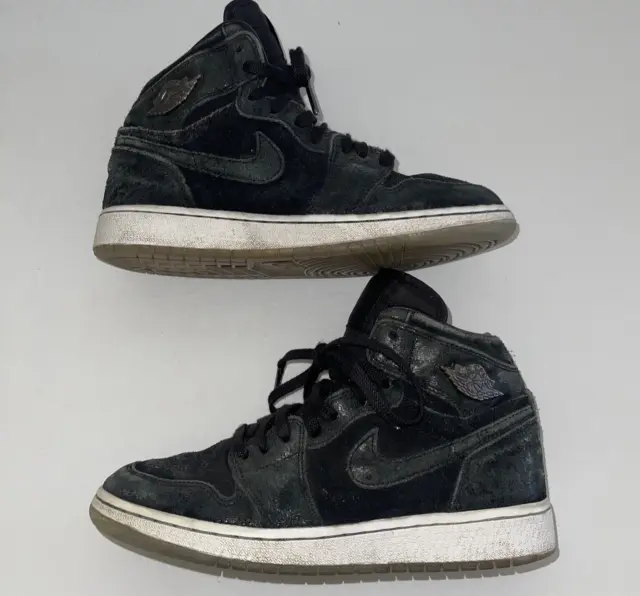 Nike Air Jordan 1 Retro Hi GG Heiress Size 3.5 Youth Shoes (832596-001)