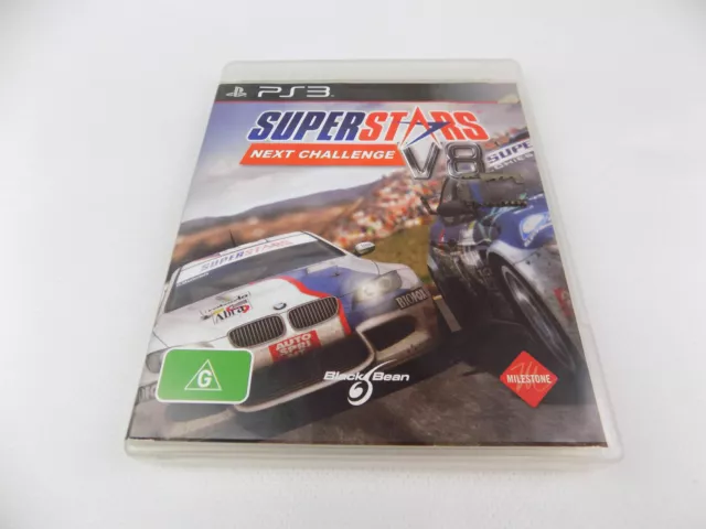 Mint Disc Playstation 3 Ps3 Superstars V8 Next Challenge Racing - Inc Manual