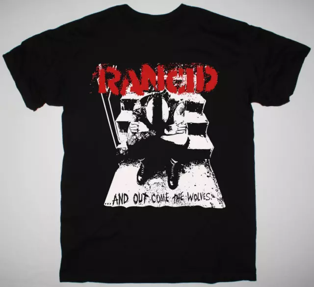Rancid And Out Come The Wolves New Black T-Shirt S-5Xl Hp931