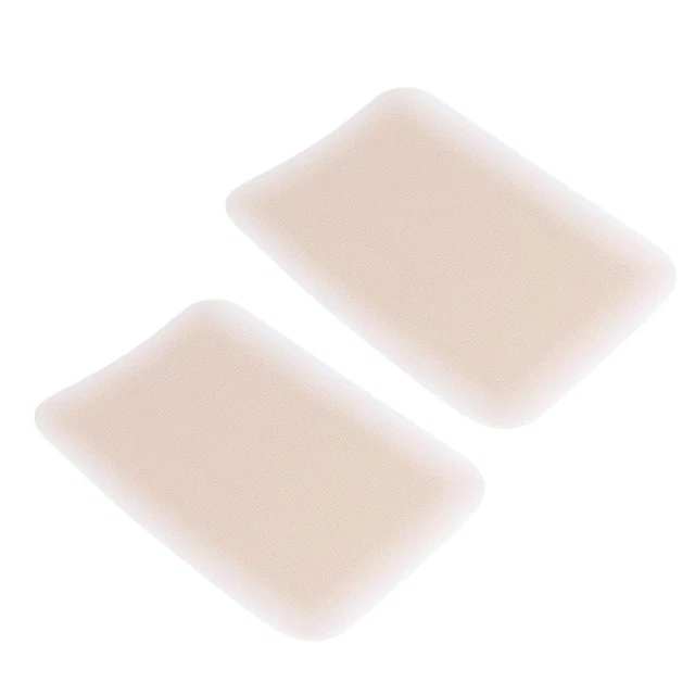 2 pz correttore ustioni cuscinetti in silicone cuscini per ferite in silicone beige