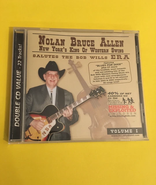 CD ALLEN NOLAN Bruce Salutes The Bob Wills Era Cd7033 Glad