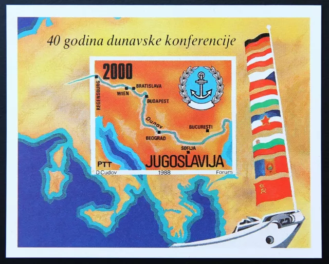 Jugoslawien, Mi.Nr. Block 33 (Jahr 1988) postfrisch
