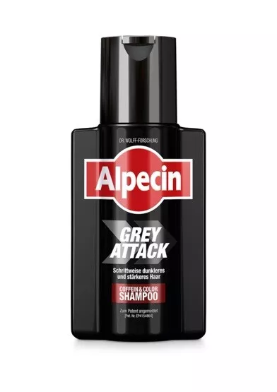 Alpecin Grey Attack Coffein & Color Shampoo 200 ml + 1 Gratisprobe