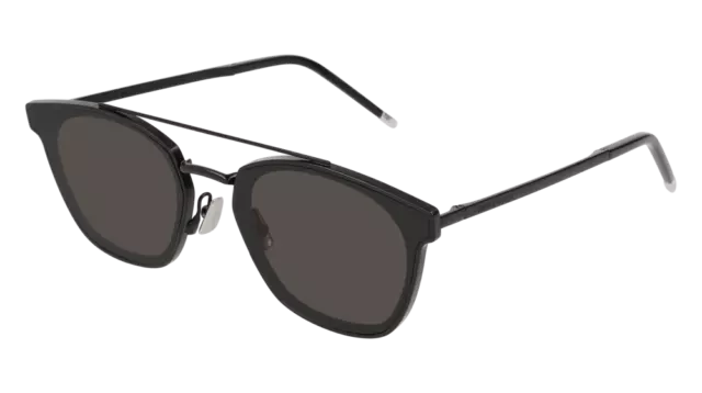 SAINT LAURENT Occhiali da Sole SL 28 METAL  001 Nero grigio Unisex