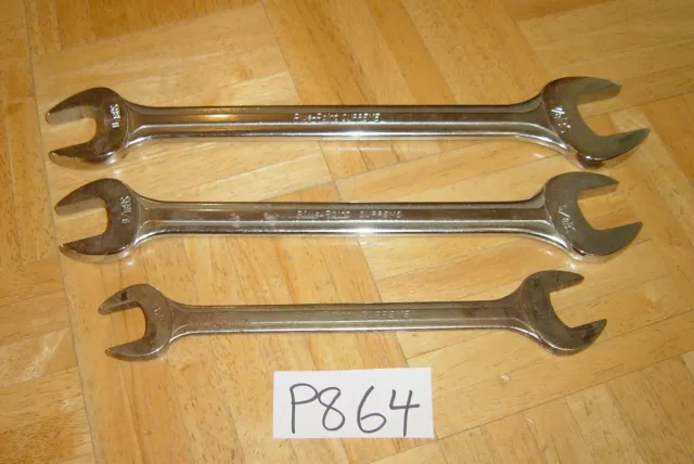 BLUE POINT SUPREME TOOLS 3 British Standard Open End Wrenches