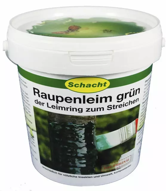 Schacht Baumleim Raupenleim 1 Kg Leimring grün Raupen Insektenleim Insekten-leim