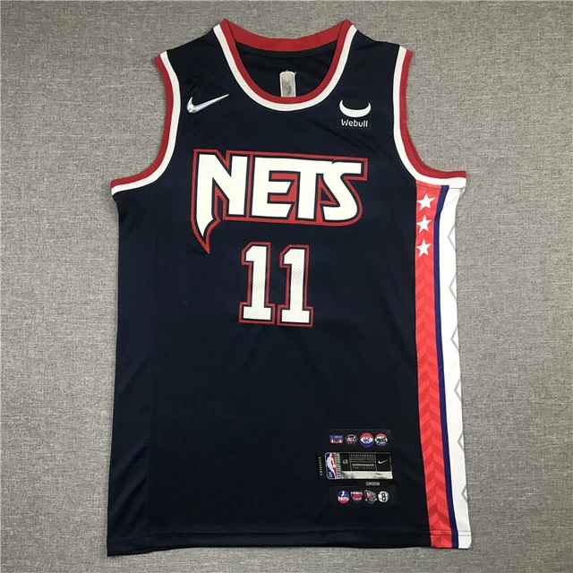 Navy blue sales kyrie irving jersey