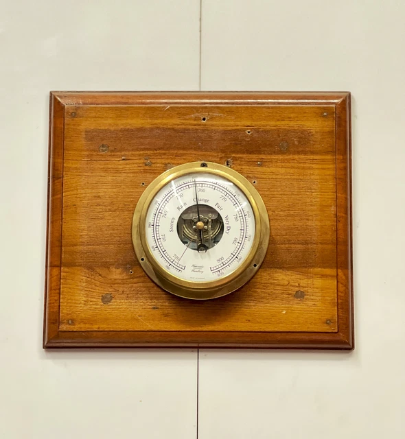 Vintage Living Stormy Rain Change dry Hanseatic Instrumemnt Hamberg Barometer