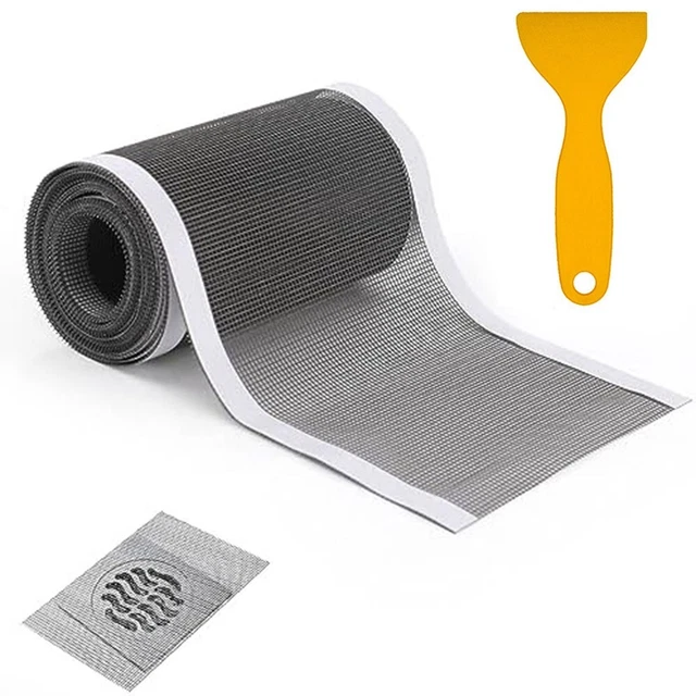 Rouleau Filtre Douche Anti-Cheveux 70mm X 10m - Autocollant Jetable Avec Pelle - Pour Drain Salle De Bain
