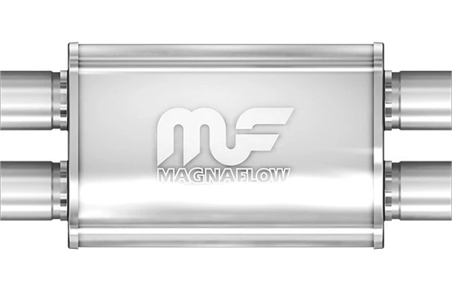 MagnaFlow Muffler Stainless Steel 14X4X9 2.5 Dual/Dual