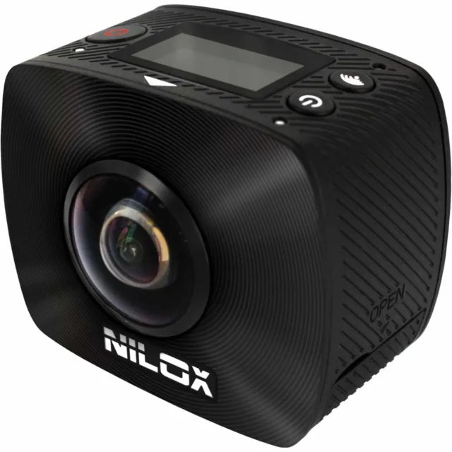 Nilox Evo360+ Videocamera 360° Action Cam Fotocamera Pov Live Full Hd 30fps 8mp_