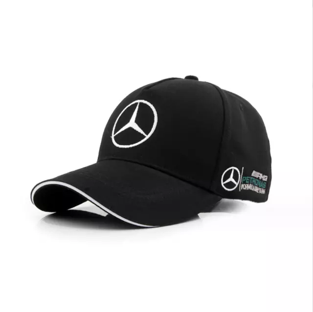 Mercedes Baseball Cap Hat Black UK