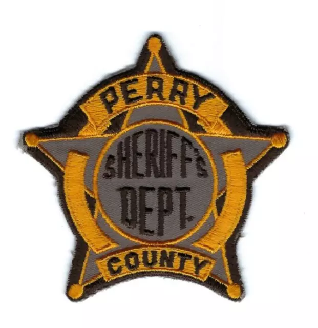 *VINTAGE* Perry County KY Kentucky Sheriff's Dept. patch - NEW! Cheesecloth