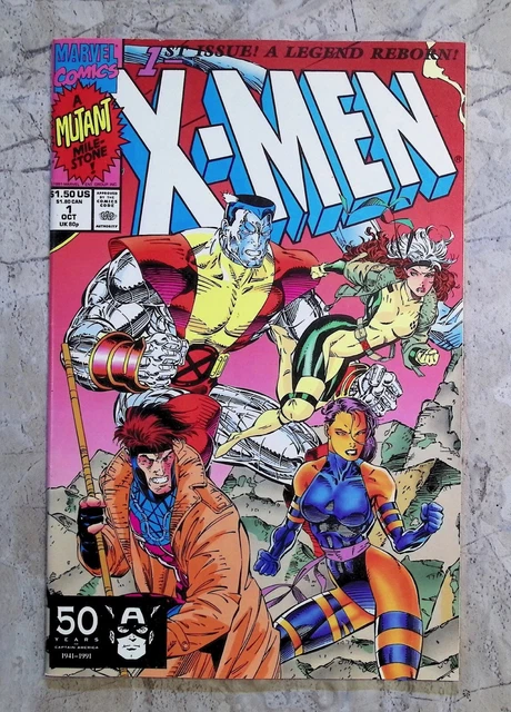 X-Men #1 (1991 Marvel Comics) 1st Print Jim Lee Cover B