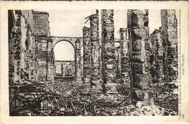 CPA Commune PARIS Grenier de l'Abondance GUERRE MILITAIRE 1870 (50399)