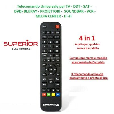 Akai Telecomando Universale Programmabile Per tutti I TV e Decoder 