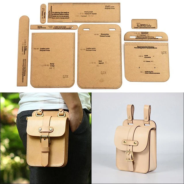 Wallet Purse Template Tools Paper Kraft Pattern Leather Diy Craft Pattern