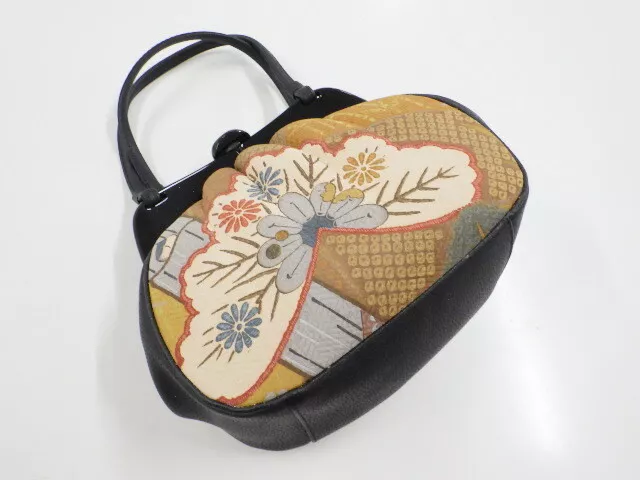 6233697: Japanese Kimono / Vintage Bag / Kiku & Pine