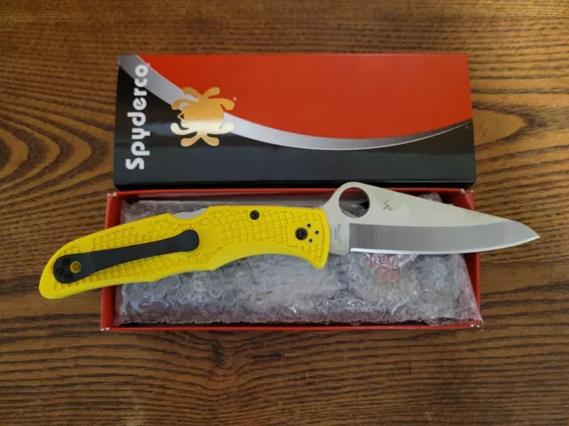 Spyderco Pacific Salt 2 Folding Knife - Yellow