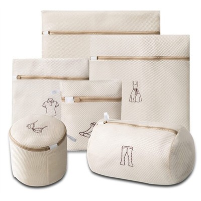 Borsa per Lavatrice Borsa per Lavatrice Cashmere Bambola Sacco Della Biancheria,6 Pezzi Intimo Per Sacca Da Bucato 6 Stili Vestiti Maglia Fine Riutilizzabile Borsa per Bucato per Lavatrice 