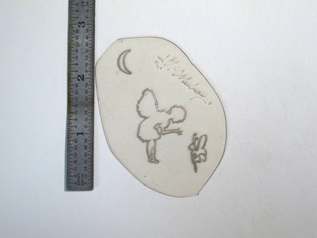 De Colección Años 60 Años 70 Plantilla de Acetato Hadas y Luna Firmada PC
