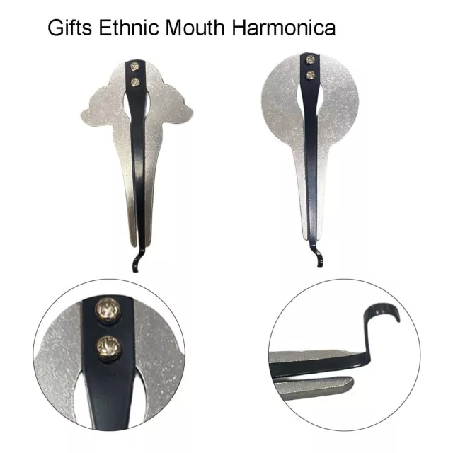 Portable Jaw Harp Jews Harp Ethnic Mouth Russian Musical Harmonica Beginner Gift